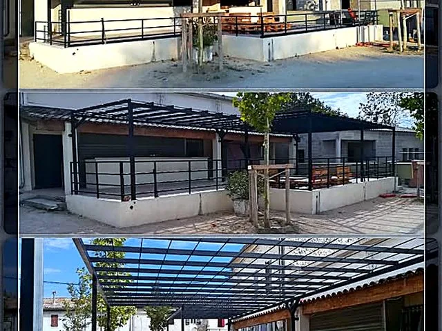 Pergola contemporaine étapes de pose - La Métallerie Du Sud